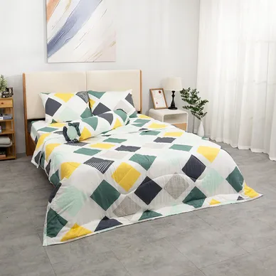 Bộ Ga chun chăn chần AMD Silky 25 màu M30 - Ảnh 3