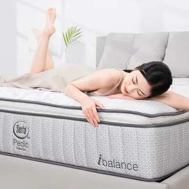 (Phiên bản giới hạn) Nệm lò xo Serta Pedic iBalance cao cấp điều hoà thân nhiệt dày 36cm - Ảnh 10