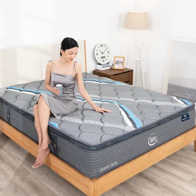 (Phiên bản giới hạn) Nệm lò xo Serta Perfect Sleeper Grand Suite cao cấp kháng khuẩn dày 30cm - Ảnh 8