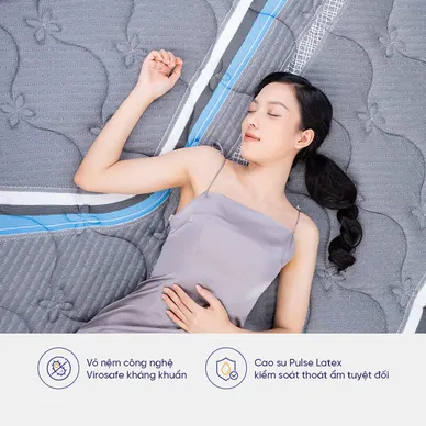 (Phiên bản giới hạn) Nệm lò xo Serta Perfect Sleeper Royal Suite hoàng gia dày 26cm - Ảnh 4