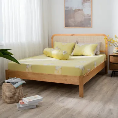 Bộ ga chun Lụa tencel cao cấp Amando Bliss 4 chi tiết mã TC002 - Ảnh 6