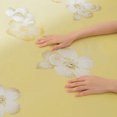 Bộ ga chun Lụa tencel cao cấp Amando Bliss 4 chi tiết mã TC002 - Ảnh 7