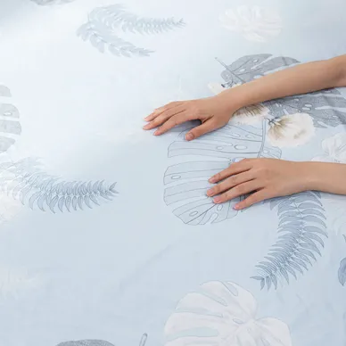 Bộ ga chun Lụa tencel cao cấp Amando Bliss 4 chi tiết mã TC004 - Ảnh 7