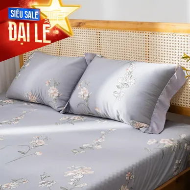 Bộ ga chun Lụa tencel cao cấp Amando Bliss 4 chi tiết mã TC005 - Ảnh 2