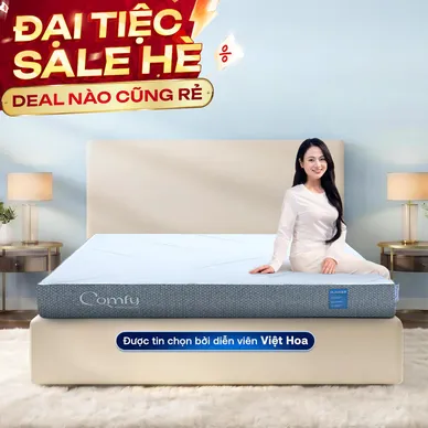 Nệm foam Comfy Cloud 2.0 siêu đàn hồi dày 15cm - Ảnh 2
