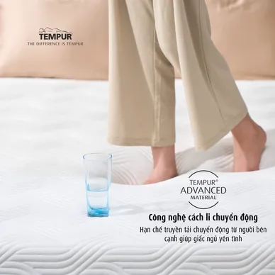 (Phiên bản giới hạn) Nệm Foam Tempur Pro Plus Medium Firm tương thích toàn diện dày 25cm - Ảnh 8