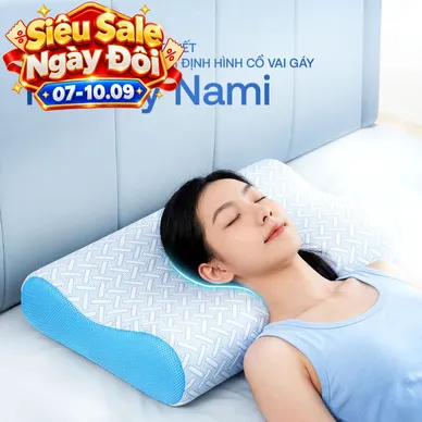 [BST Ngủ mát] Gối foam Comfy Nami ngủ nhanh mây tuyết, định hình cổ vai gáy - Ảnh 2