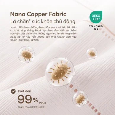 Nệm foam làm mát, kháng khuẩn nâng đỡ 5 vùng Comfy Lux 1.0 - Ảnh 7