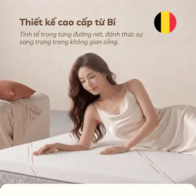 Nệm foam làm mát, kháng khuẩn nâng đỡ 5 vùng Comfy Lux 1.0 - Ảnh 12