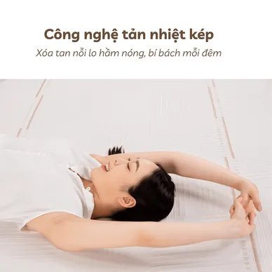 Nệm foam làm mát, kháng khuẩn nâng đỡ 5 vùng Comfy Lux 1.0 - Ảnh 9