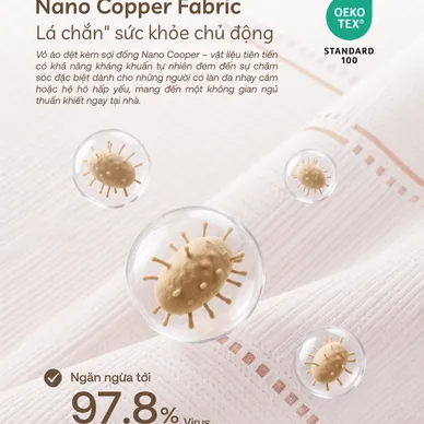 Nệm foam làm mát, kháng khuẩn nâng đỡ 5 vùng Comfy Lux 1.0 - Ảnh 7