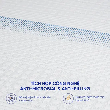 Nệm foam Comfy Cloud 3.0 cân bằng trọng lực dày 18cm - Ảnh 11