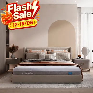 Nệm foam Comfy Cloud 3.0 cân bằng trọng lực dày 18cm - Ảnh 2