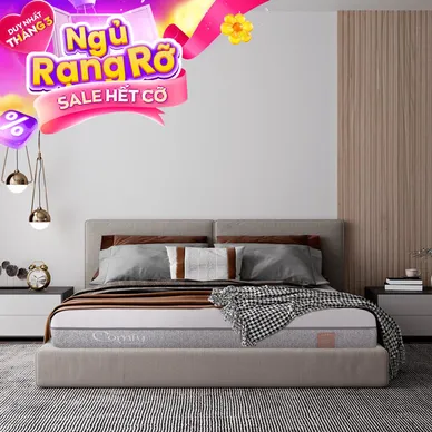 Nệm foam Comfy Lux 2.0 cao cấp kháng khuẩn kép dày 22cm - Thumbnail