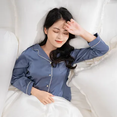 Bộ chăn ga lụa tencel cao cấp Amando Lagom 5 chi tiết màu kem/be - Ảnh 12
