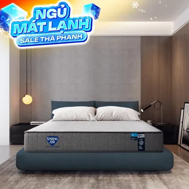 Nệm lò xo Spring Air Back Supporter Firm hỗ trợ nâng đỡ dày 25cm - Ảnh 2