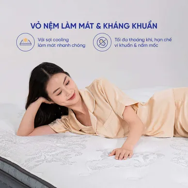 Nệm lò xo túi độc lập Amando Elite Plus giảm tiếng ồn dày 25cm - Ảnh 14