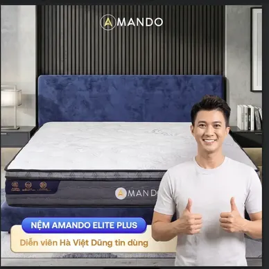 Nệm lò xo túi độc lập Amando Elite Plus ngủ mát, êm sâu dày 25cm - Ảnh 3