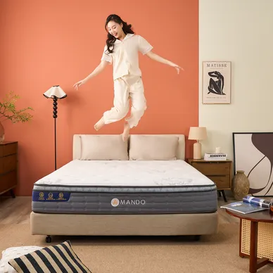 Nệm lò xo túi độc lập Amando Elite Plus ngủ mát, êm sâu dày 25cm - Ảnh 19
