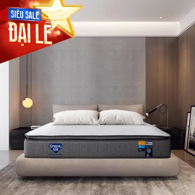 Nệm lò xo Spring Air Back Supporter Firm Plus nâng đỡ làm mát dày 26cm - Ảnh 2