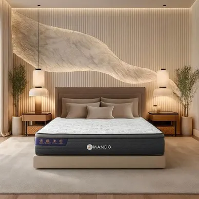 Nệm lò xo làm mát Amando Elite Grand dày 28cm - Ảnh 2