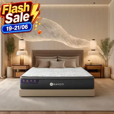 Nệm lò xo làm mát Amando Elite Grand dày 28cm - Ảnh 2