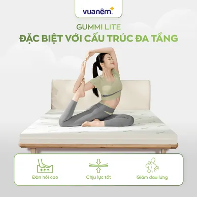 Nệm cao su đa tầng Gummi Lite giá tốt dày 10cm - Ảnh 4
