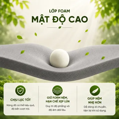 Nệm cao su đa tầng Gummi Lite giá tốt dày 10cm - Ảnh 5