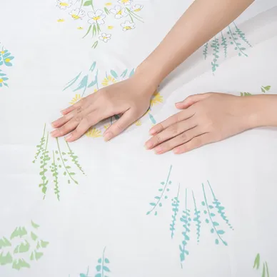 Bộ ga chun tencel Amando Celia 4 chi tiết màu trắng - Ảnh 8