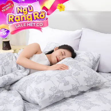 Bộ ga chun tencel Amando Celia 4 chi tiết TP007 - Thumbnail