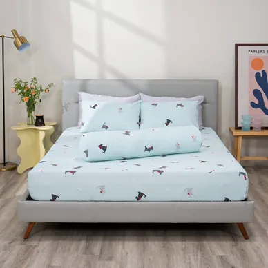 Bộ ga chun tencel Amando Celia 4 chi tiết TP009 - Ảnh 5