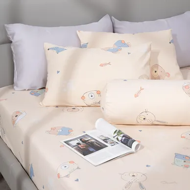 Bộ ga chun tencel Amando Celia 4 chi tiết TP010 - Ảnh 2