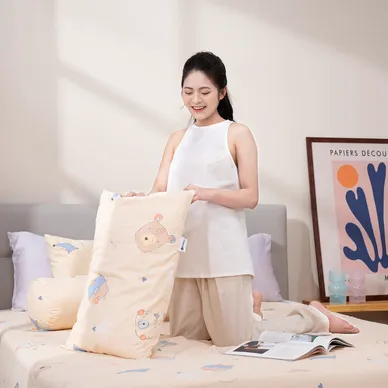 Bộ ga chun tencel Amando Celia 4 chi tiết TP010 - Ảnh 4