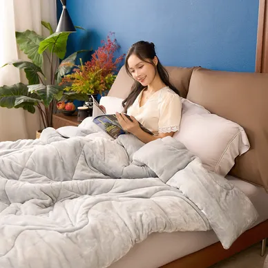 Chăn đông nhung tuyết giữ ấm Amando Warm Flannel (SS25) - Ảnh 32