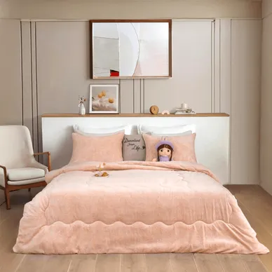 Chăn đông lông thỏ mềm mịn giữ ấm Amando Warm - Ảnh 5