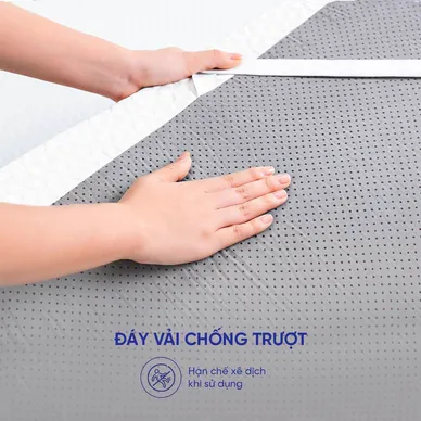 Topper memory foam nâng đỡ êm ái Comfy Noah - Ảnh 5