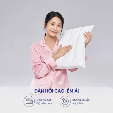 Gối Bông Doona Microfiber 35x50cm - Ảnh 6