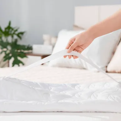 Bộ chăn ga phủ sợi gỗ thiên nhiên Amando Jamila 5 chi tiết LC001 - Ảnh 11