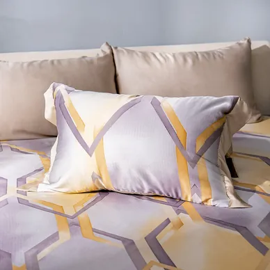 Bộ ga chun Lụa tencel cao cấp Amando Bliss 4 chi tiết mã TC007 - Ảnh 8