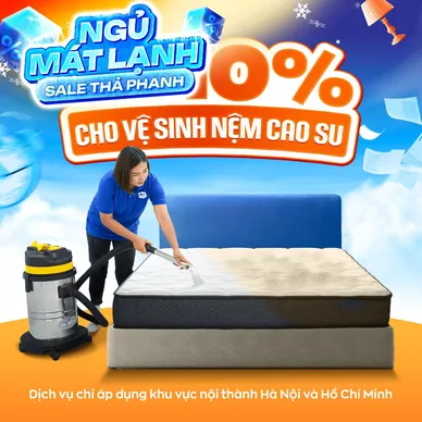 Dịch vụ vệ sinh nệm cao su - Ảnh 2