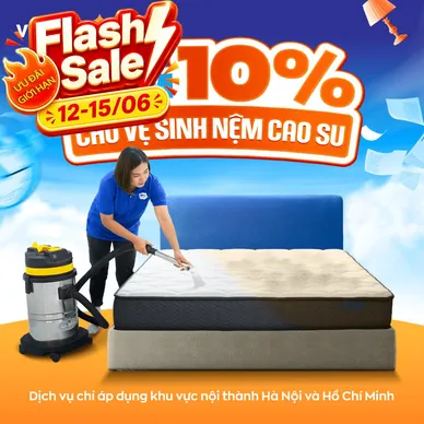 Dịch vụ vệ sinh nệm cao su - Ảnh 2