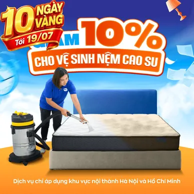 Dịch vụ vệ sinh nệm cao su - Ảnh 2