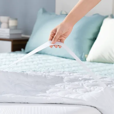 Bộ chăn ga phủ sợi gỗ thiên nhiên Amando Jamila 5 chi tiết LC002 - Ảnh 5