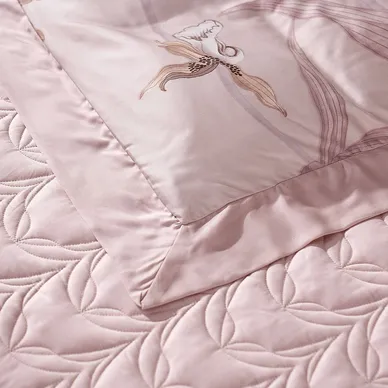 Bộ chăn ga phủ sợi gỗ thiên nhiên Amando Jamila 5 chi tiết LC003 - Ảnh 9