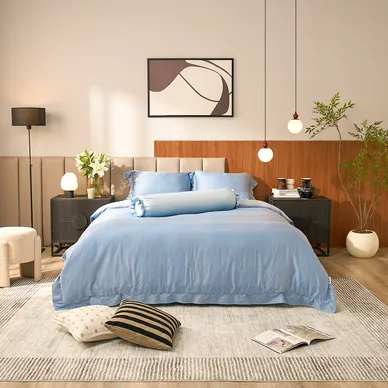 Bộ chăn ga phủ chần lụa tencel cao cấp Amando Élan 5 chi tiết (TC001 và TC005) - Ảnh 9