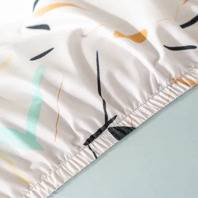 Bộ Ga chun microfiber Amando Ellie họa tiết 4 chi tiết M03 - Ảnh 8