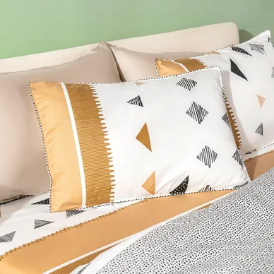 Bộ Ga chun microfiber Amando Ellie họa tiết 4 chi tiết M04 - Ảnh 6