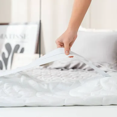 Bộ Chăn ga lụa tencel cao cấp Amando Soulmate 7 chi tiết màu Xám - Ảnh 11