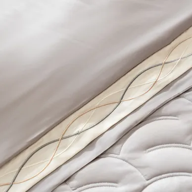 Bộ Chăn ga lụa tencel cao cấp Amando Soulmate 7 chi tiết màu Xám - Ảnh 10