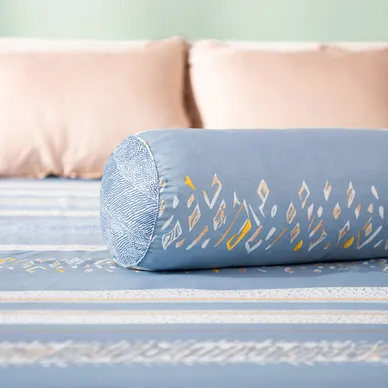 Bộ Ga chun microfiber Amando Ellie họa tiết 5 chi tiết M02 - Ảnh 8